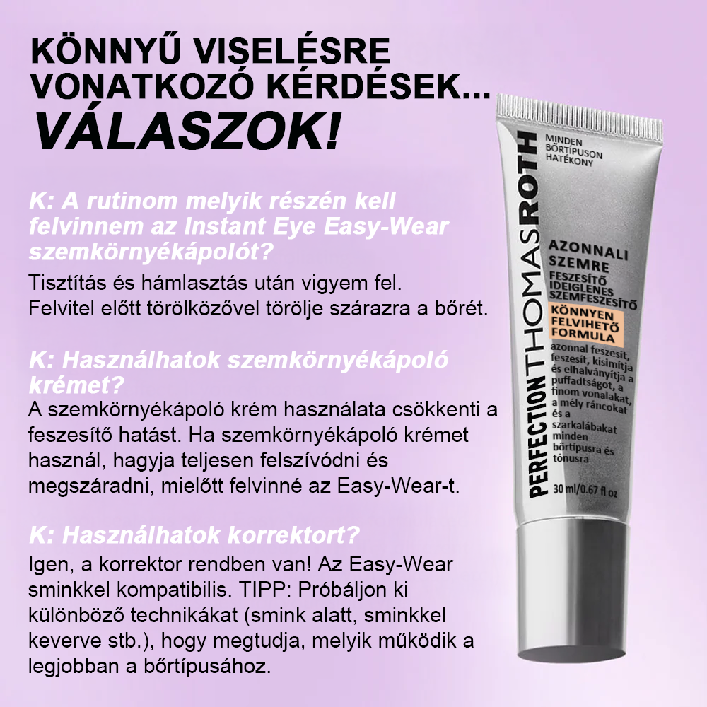 🌸Azonnali Szemkörnyék-Feszesítő Könnyű Formula – Végső Emelés és Sima Befejezés ✨✨