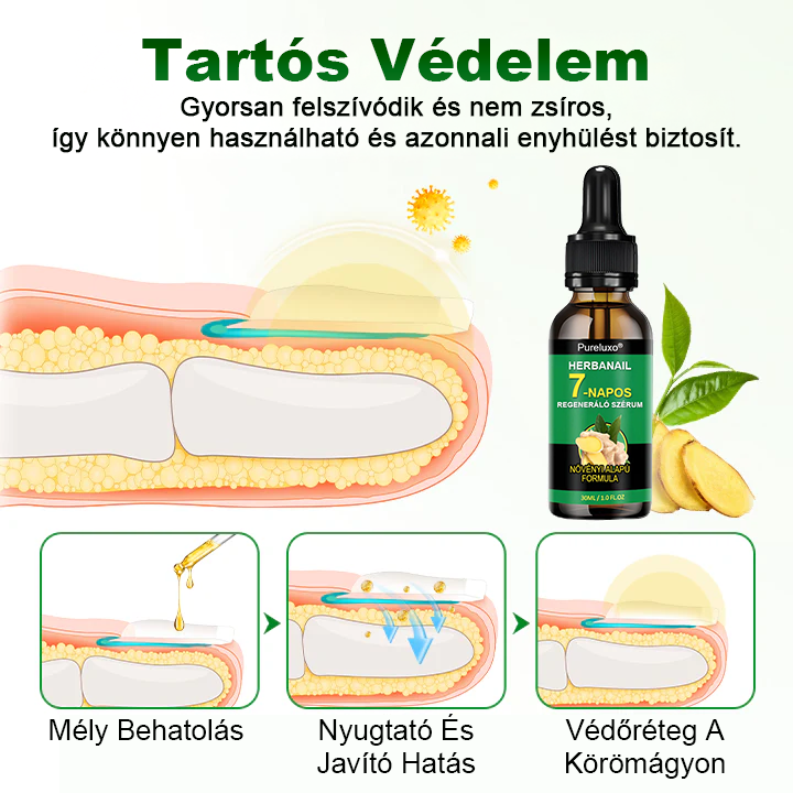 Pureluxo® HerbaNail 7 napos körömjavító szérum✨