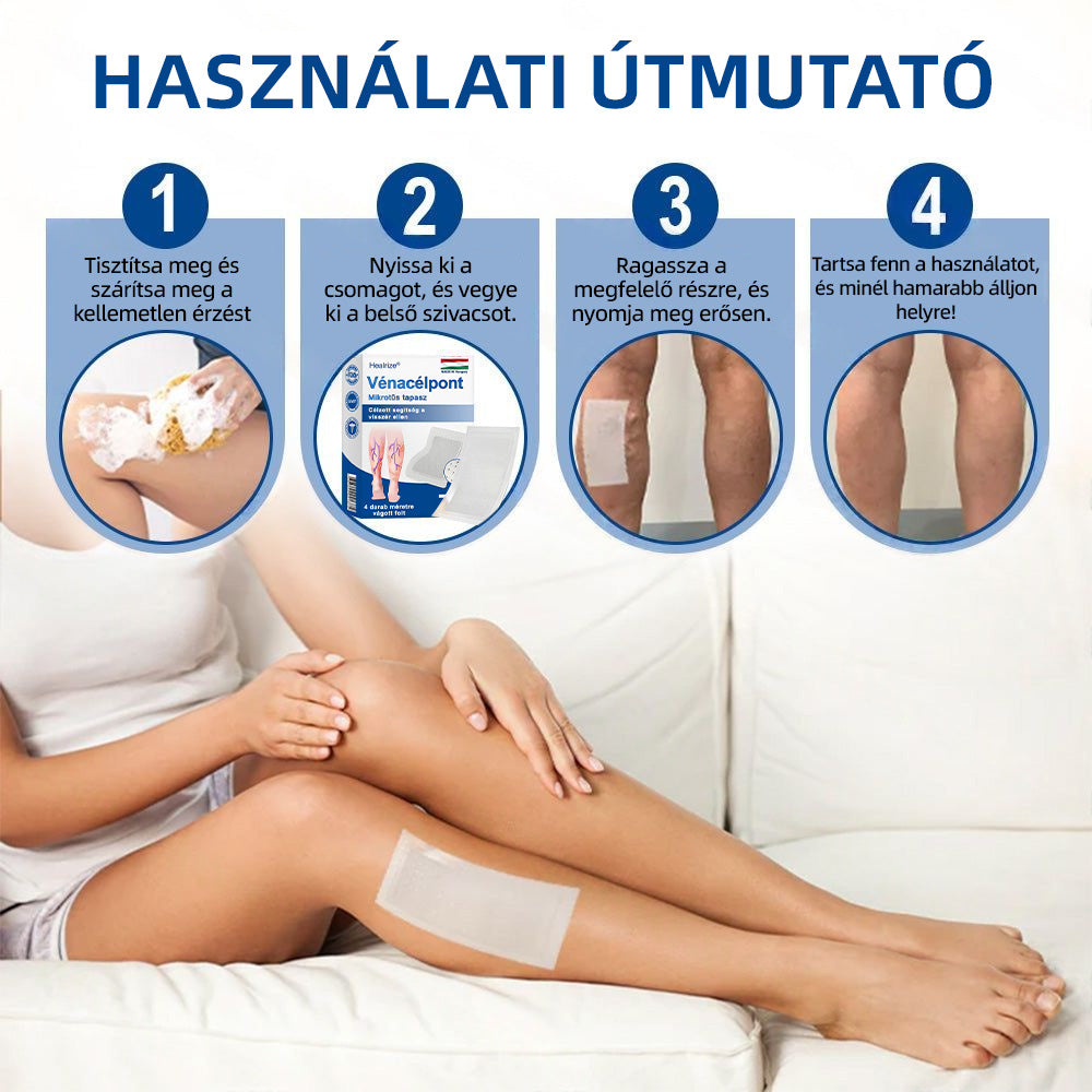 ✅Healrize® Vénacélpont mikrotűs tapasz⚡Azonnali enyhülés hosszú távú eredmények
