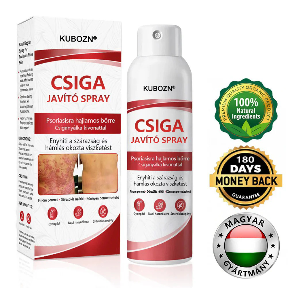 💡KUBOZN®  csigahéjas spray viszkető, hámló pikkelysömörös bőrre