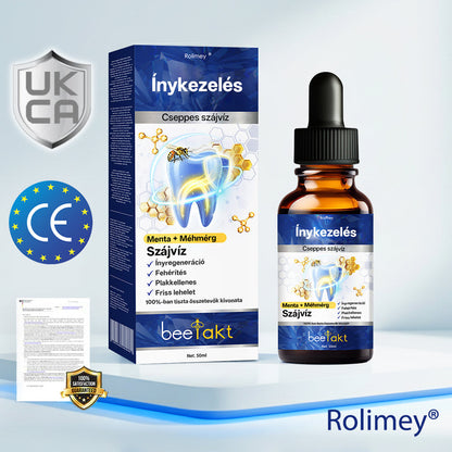 ✅Rolimey® BeeTakt Méhméreg Fogápoló Cseppek Szájvíz-📦