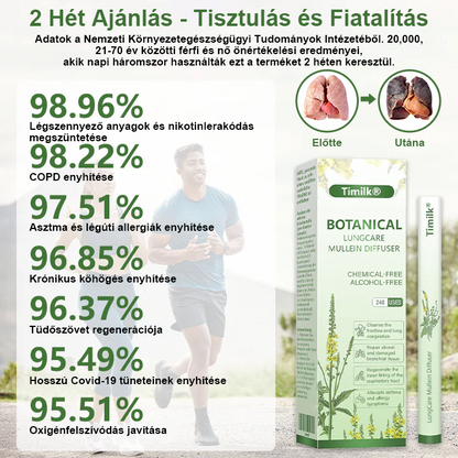 Timilk® gyógynövényes tüdőápoló ökörfarkkóró (Mullein) diffúzor
