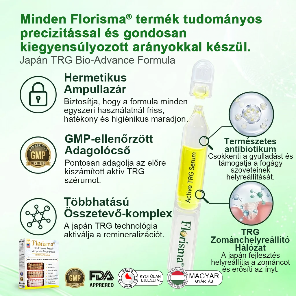 ✨FDA regisztrált & GMP tanúsítvánnyal｜𝓕𝒍𝒐𝒓𝓲𝘀𝒎𝗮® TRG zománcjavító ampullás fogkrém ✅Szuvasodás javítása｜Ínyápolás｜Friss lehelet｜Mélyfehérítés