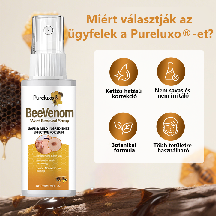 Pureluxo® BeeVenom Szemölcs Megújító Spray 🇭🇺