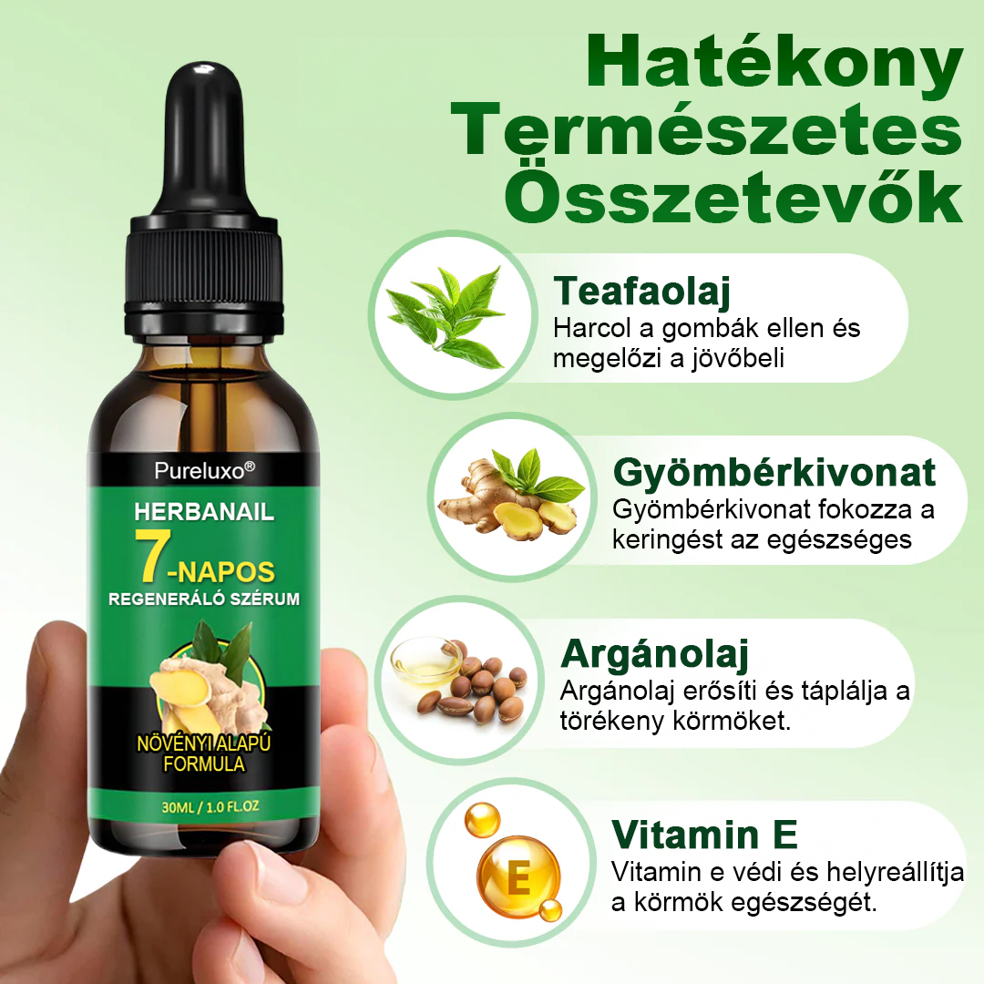 Pureluxo® HerbaNail 7 napos körömjavító szérum✨