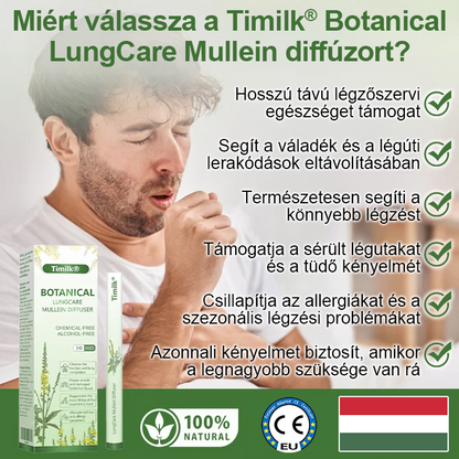 Timilk® gyógynövényes tüdőápoló ökörfarkkóró (Mullein) diffúzor