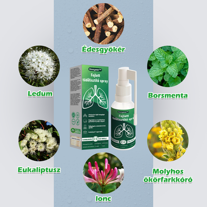 🌿𝐆𝐨𝐨𝐲𝐞𝐞𝐫™ Fejlett Tüdőtisztító Spray -Támogatja a tüdő, a hörgők és az orrmelléküregek egészségét, elősegíti a légzőrendszer egészségét és a könnyebb légzést