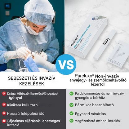 Pureluxo® non-invazív anyajegy- és szemölcseltávolító lézertoll✨
