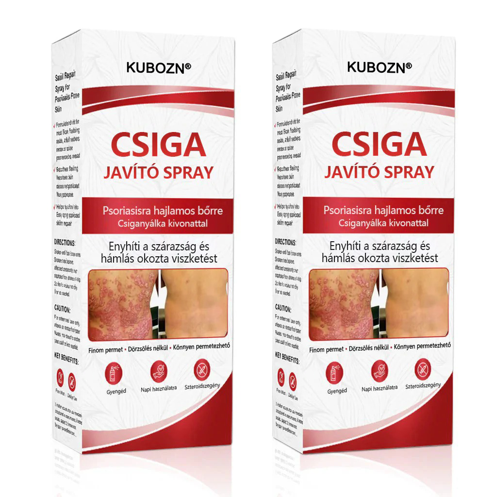 💡KUBOZN®  csigahéjas spray viszkető, hámló pikkelysömörös bőrre